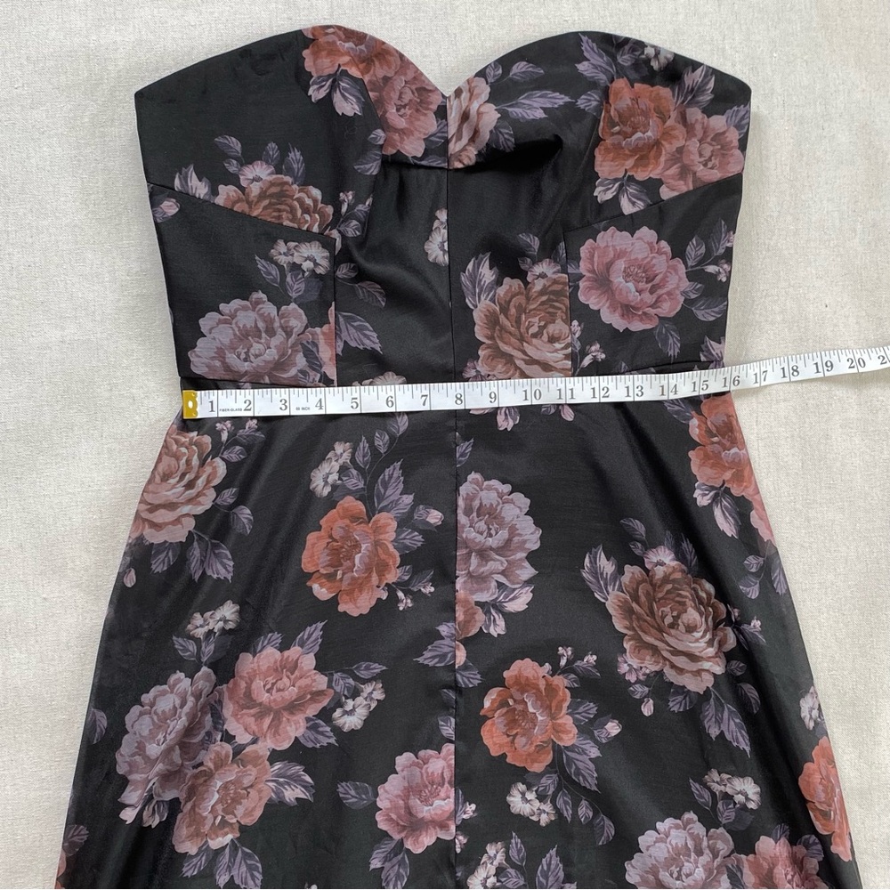 Keepsake Atomic Floral Strapless A-Line Dress Sweetheart - Picture 6 of 13